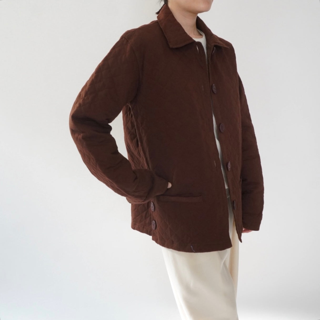 90s Quilted Light Jacket