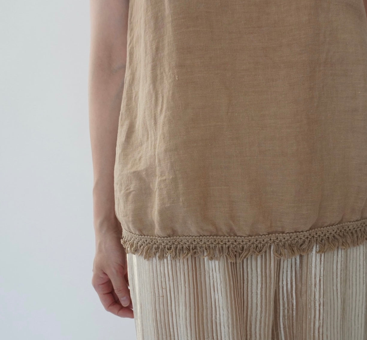 90s Fringe Camisole Top Made in Italy