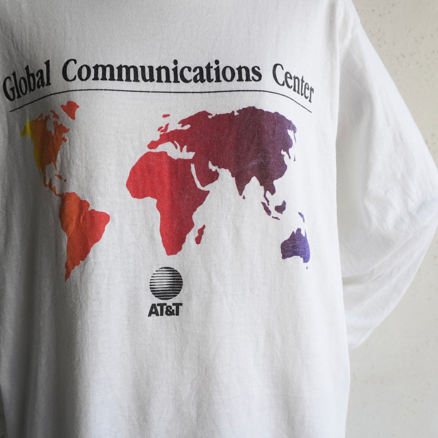 90s"AT&T"  Printed Long T-shirt Made in USA