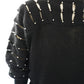 80s Design Knit Top