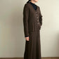 90s Brown Rayon Two-Piece Made in USA