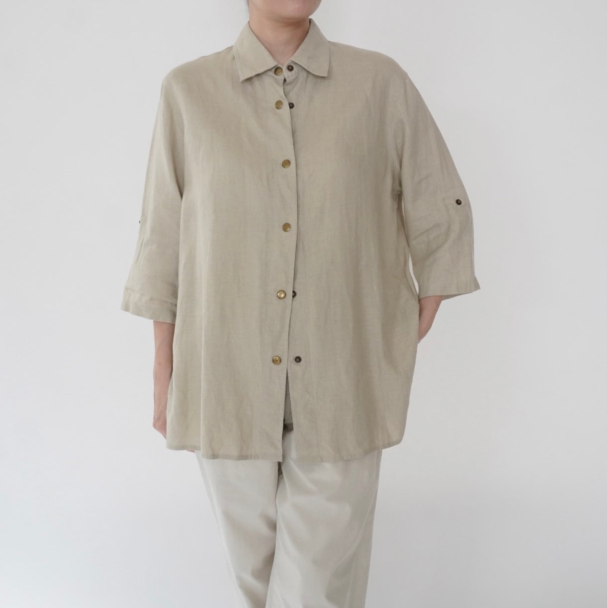 90s EURO Linen Shirt