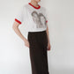 80s Photo Printed T-shirt Made in USA