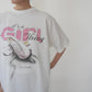 90s Printed Long T-shirt Made in Canada