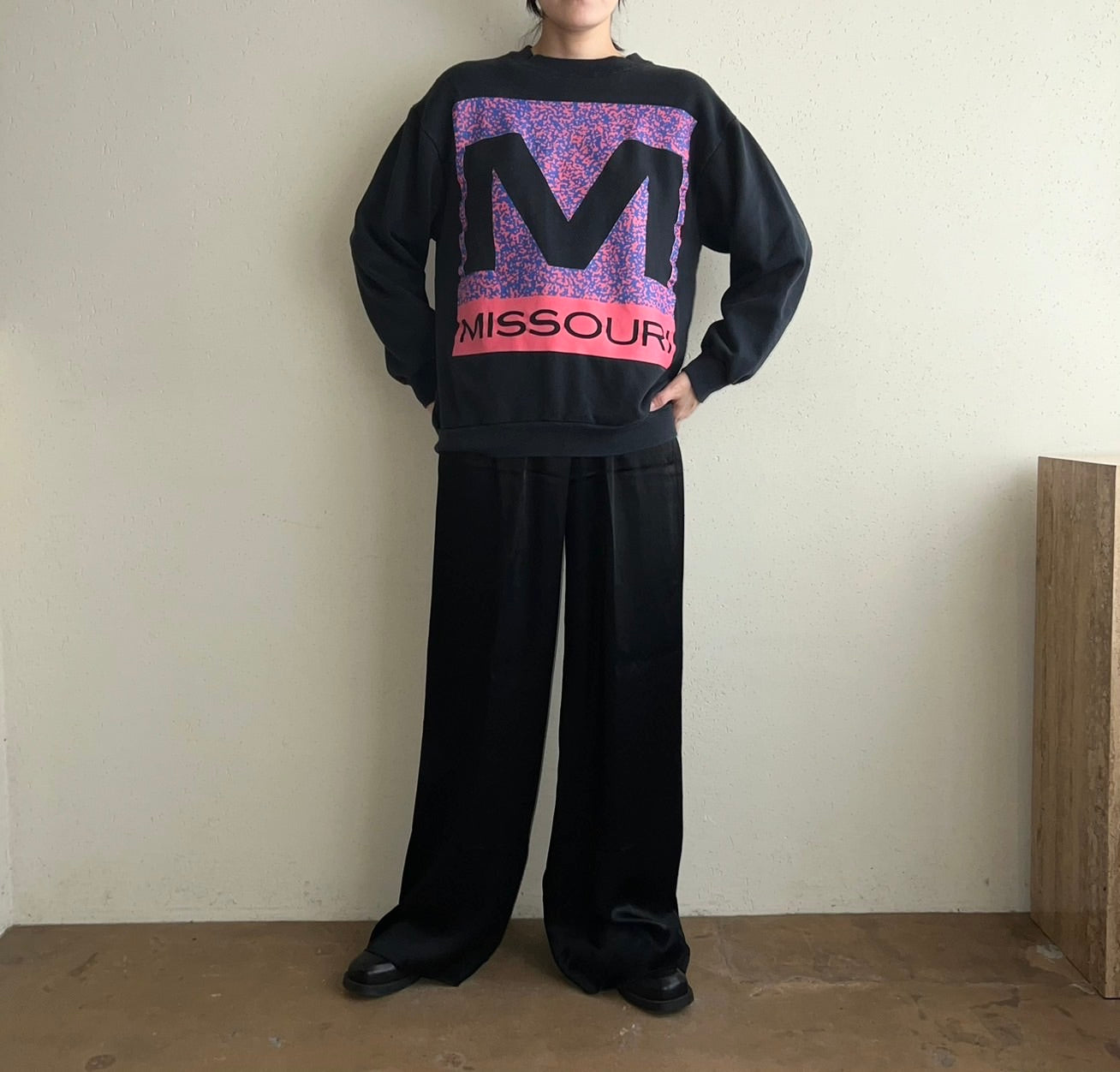 90s Printed Sweater Made in USA