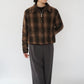 90s Wool Shadow Plaid Jacket