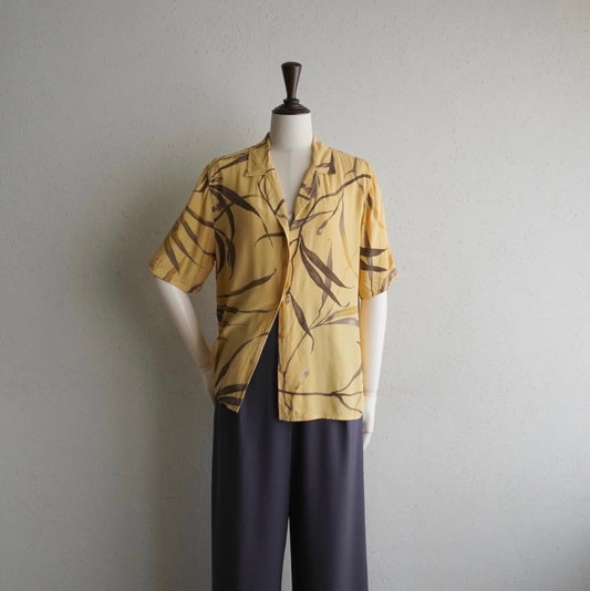 90s EURO Rayon Printed  Shirt