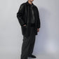 90s Black Leather Jacket Made in Italy