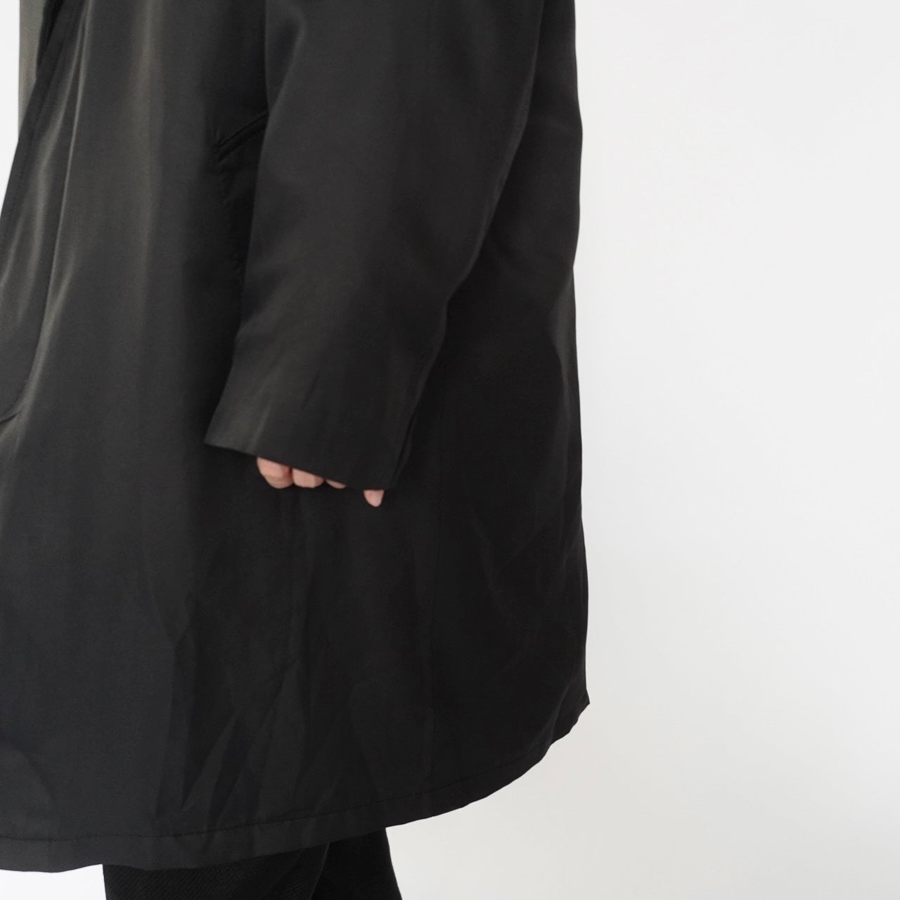 90s Black Light Coat