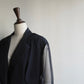 90s Sheer Sleeves Jacket,Blouse Made in USA