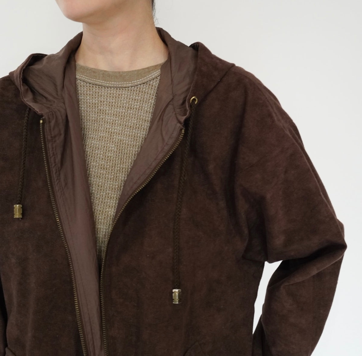90s Design Brown Jacket
