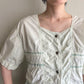 90s EURO Design Cotton Blouse