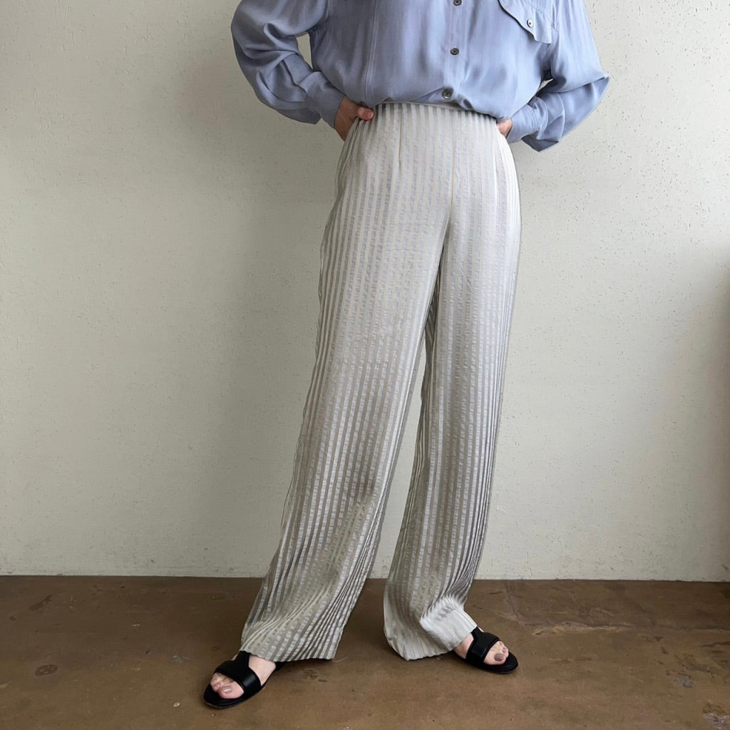 90s"Giorgio Armani" Striped Pants Made in Italy