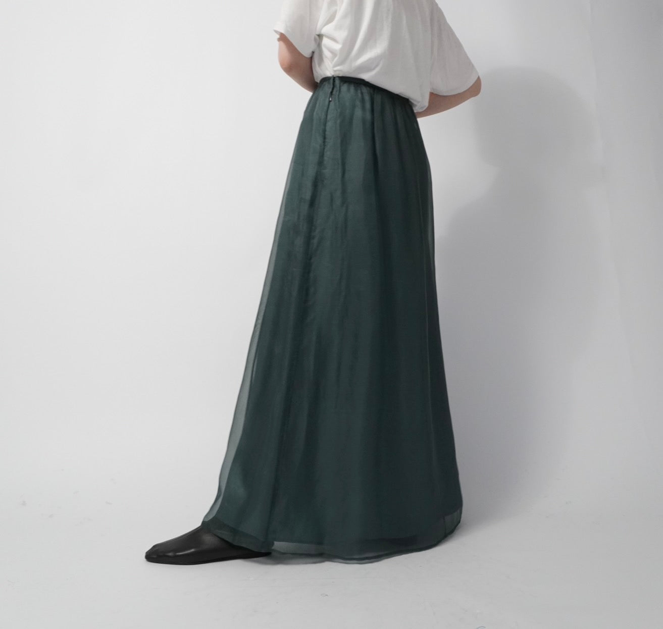 90s Sheer Maxi Skirt