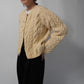 90s Wool Design Knit Cardigan Made in Ireland