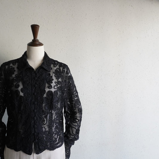 Lace Design Shirt,Jacket