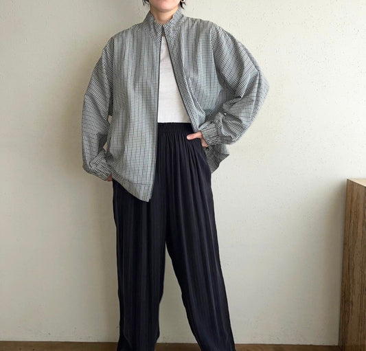 90s Plaid Light Jacket Made in West Germany