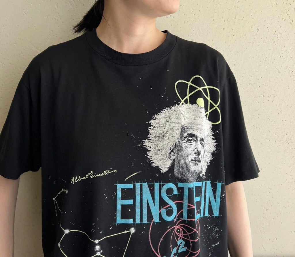 80s "EINSTEIN" Printed T-shirt