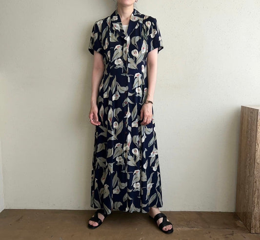 90s Printed Dress
