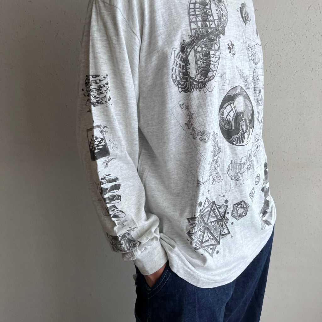 90s M.C Escher Long T-shirt Made in USA – KIARIS vintage&closet