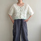 90s EURO Design Cotton Blouse