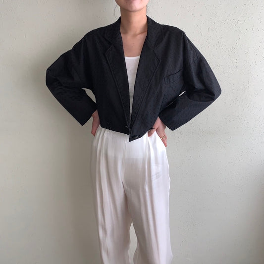 80s EURO Cropped Light Jacket