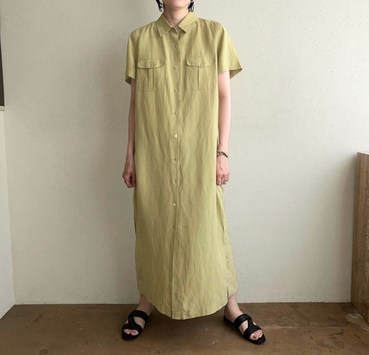 Silk Shirt Dress