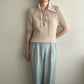 70s Lace Up Knit Top