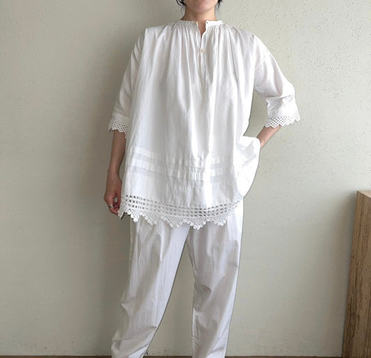 30,40s Smock Blouse
