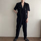 90s Black  Two-Piece Made in USA