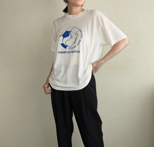 80s Printed T-shirt Made in USA