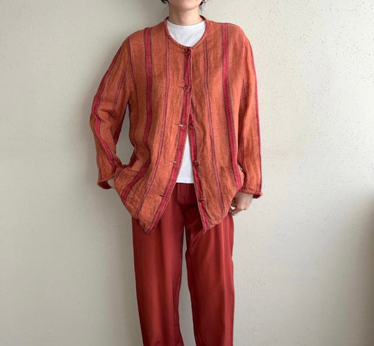 90s Linen Light Jacket Made in Belgium