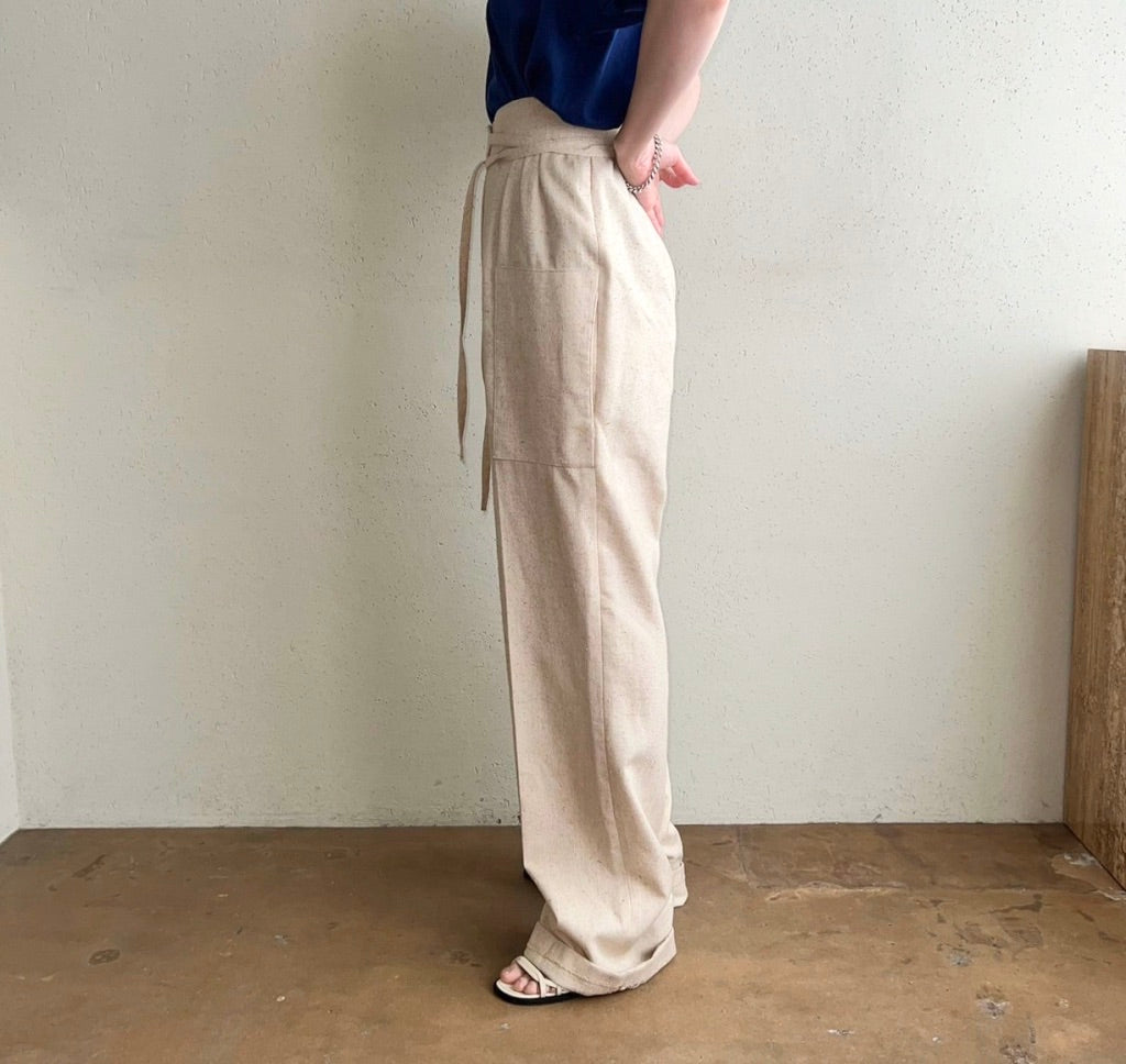 80s Belted Design Pants