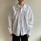 90s White Cotton Shirt Jacket