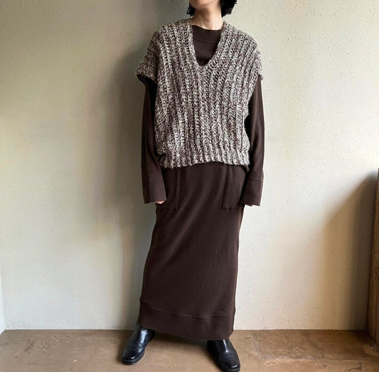 90s  Mix Knit Vest