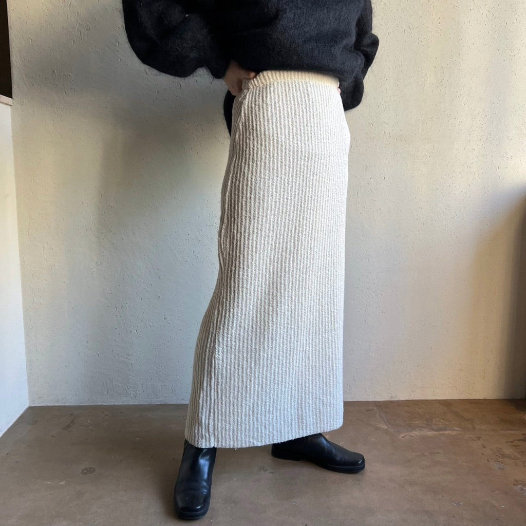 90s EURO Ribbed Knit Skirt