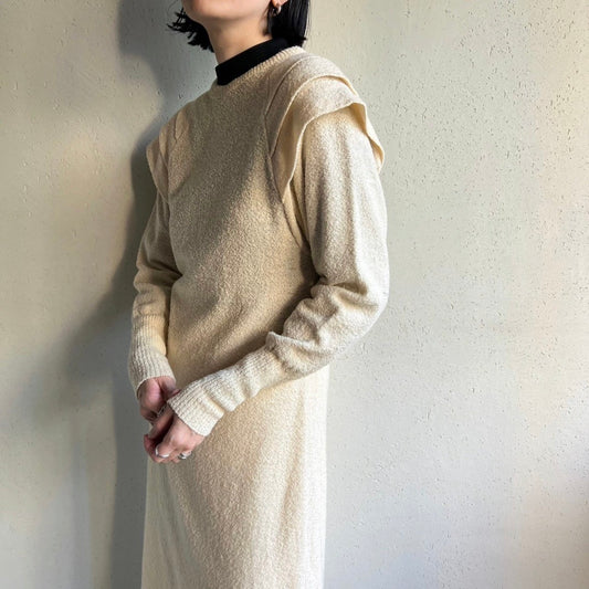 80s " Oscar de la Renta "  Knit Dress