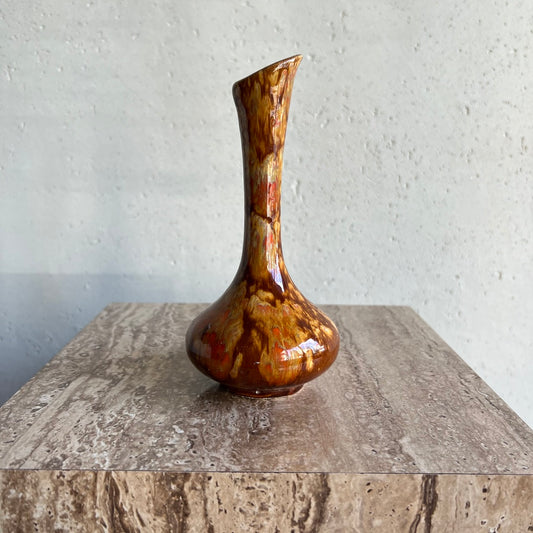 Vintage Brown Pattern Vase