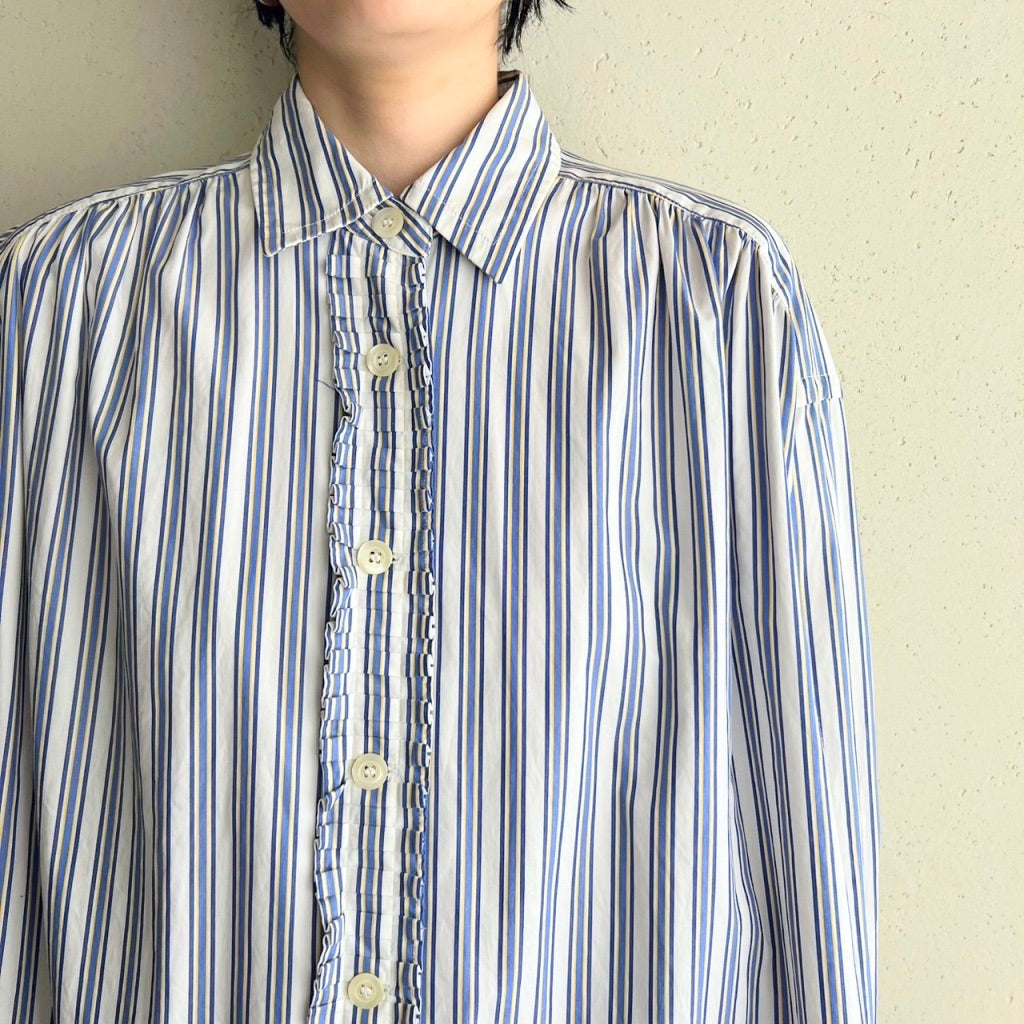 90s Striped Shirt Dress  Made in Italy