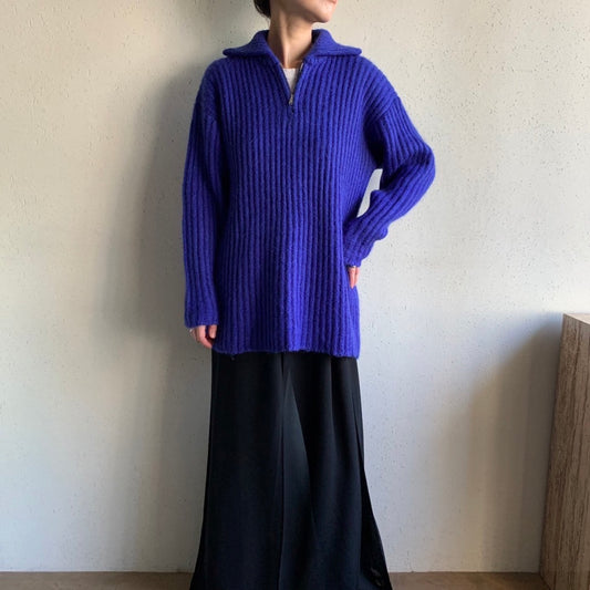 90s Zipped Mohair Knit