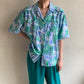 90s EURO Print Blouse