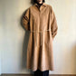 80s Faux Suede Dress Coat Made in USA