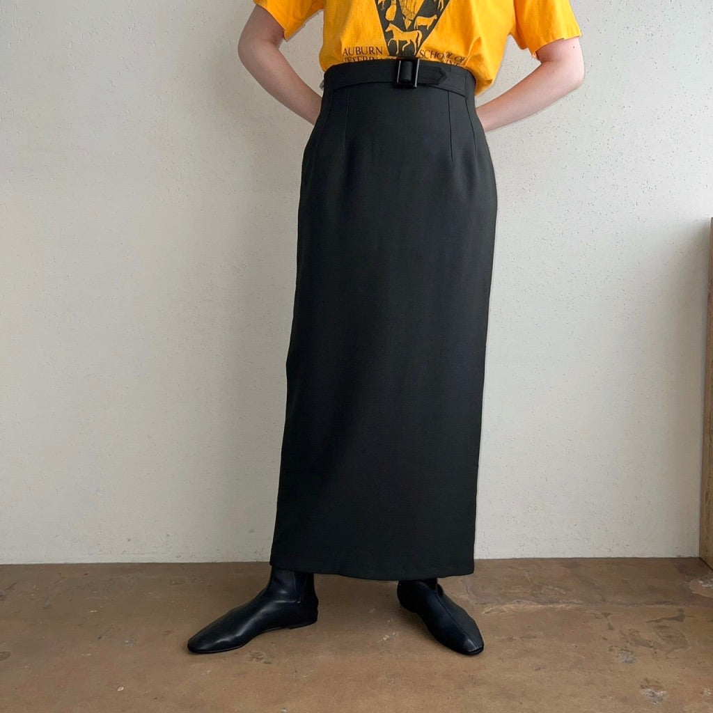90s EURO Belted Skirt