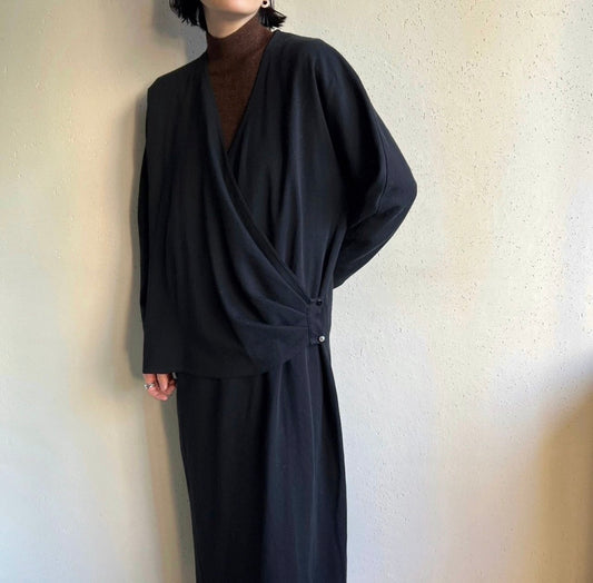 90s EURO Wool Dress Made in Italy