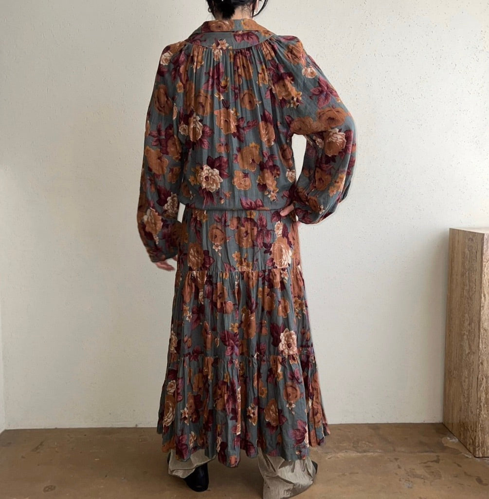 80s "Bergdorf Goodman" Printed Dress