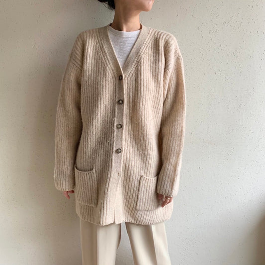 90s Long  Knit Cardigan