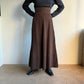 80s Corduroy Hight Waisted Skirt