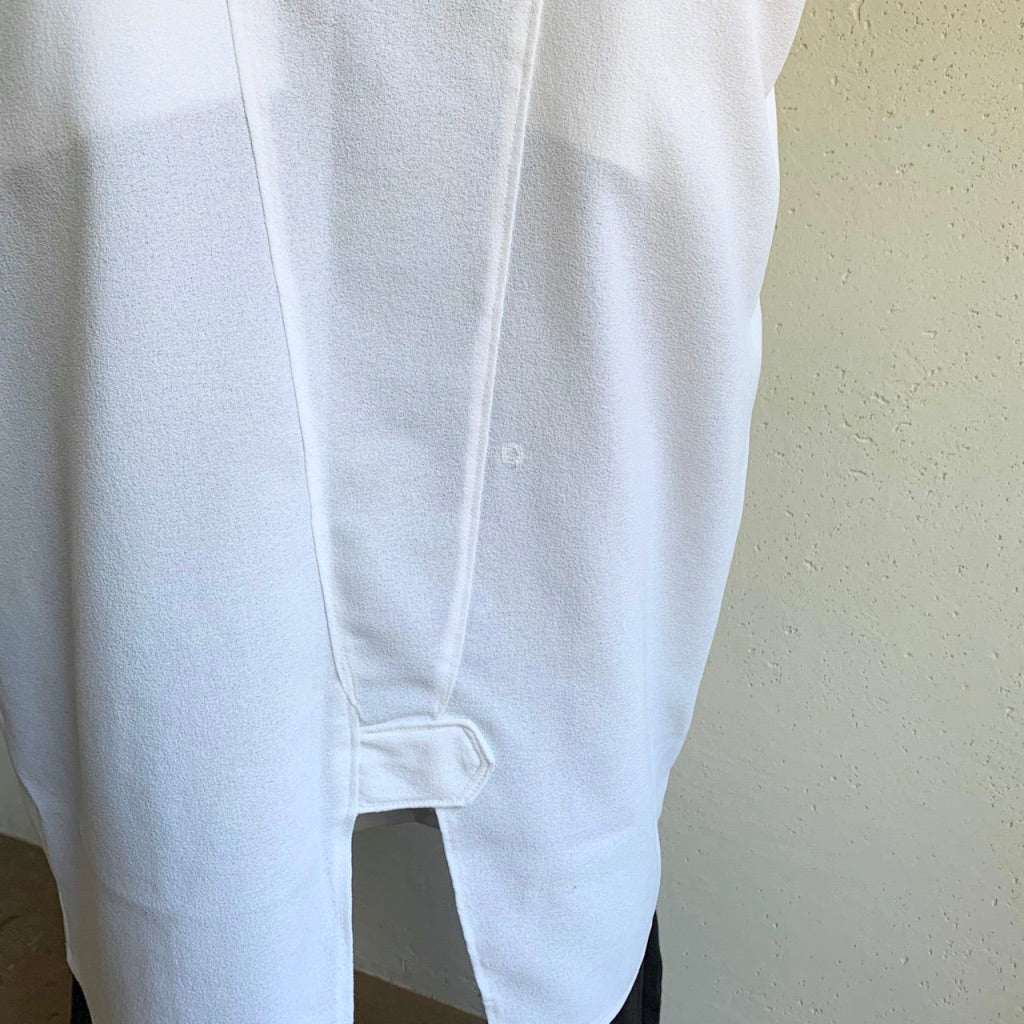 80s White Design Dress