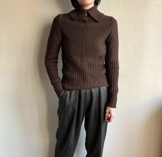 90s Design Knit Top  Made in Italy