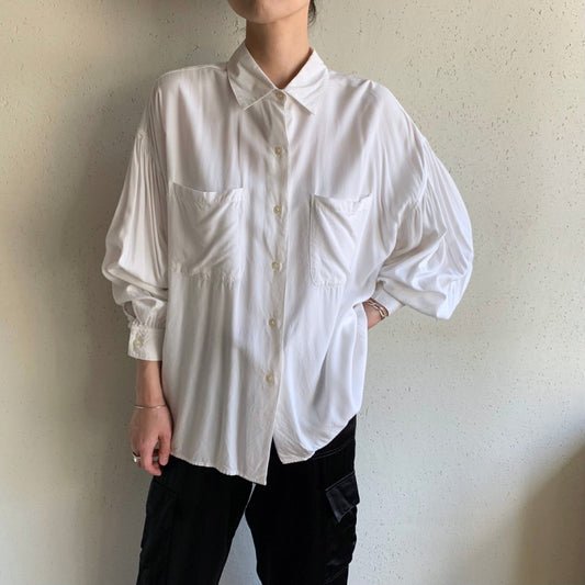 90s Balloon Sleeve Blouse